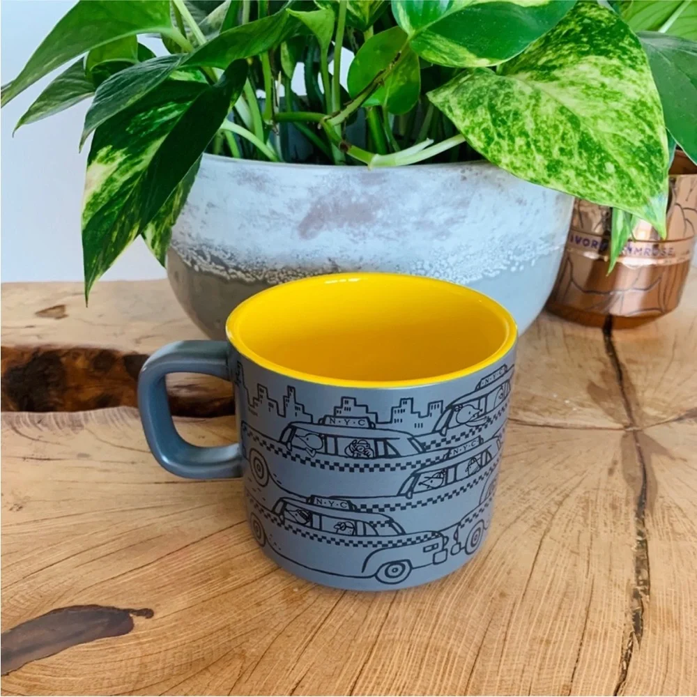 Starbucks Mug New York City Times Square 12 oz NYC Taxi Yellow Cab The Big Apple - Picture 4 of 5